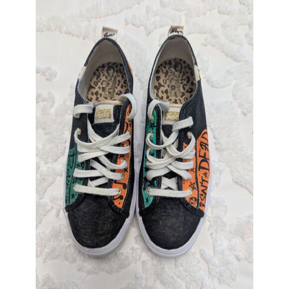 Custom Keds Triple Up Platform Sneakers Punk/Grunge Art Women’s 8 - Picture 2 of 12